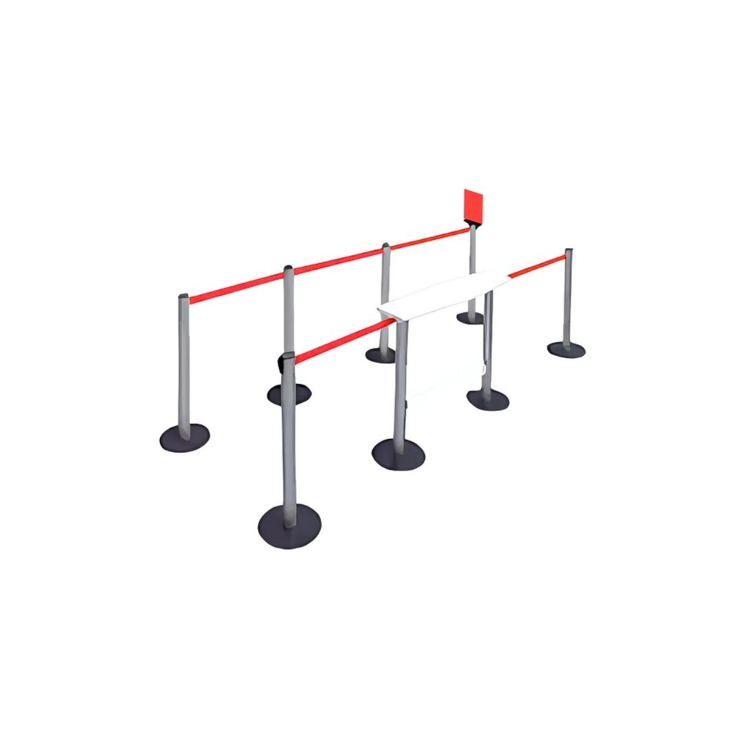 Mesas para postes, y carro transportador